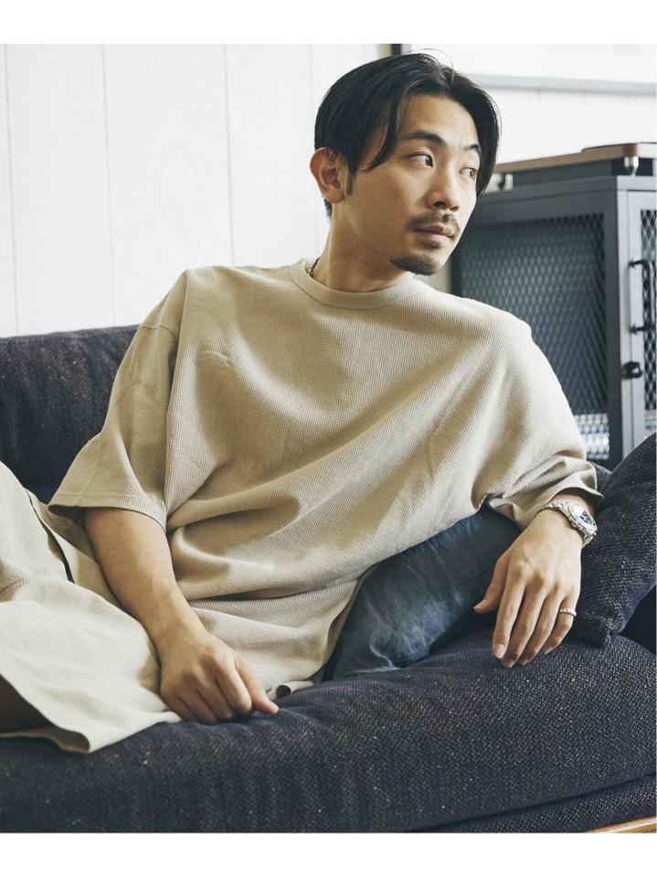 【Tシャツ+ショーツ+巾着袋の3点セット】TCワッフル ホームウェア セット
