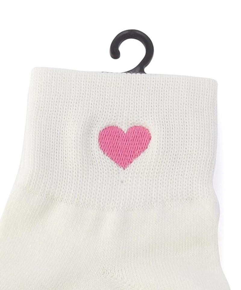 ハート刺繍ソックス