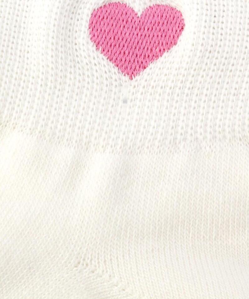 ハート刺繍ソックス