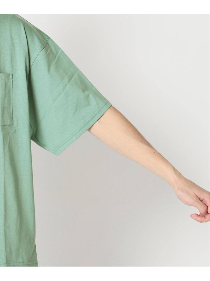 再入荷!<<追加>>【WEB限定】HOLIDAY EMB ビッグシルエット ポケットTシャツ