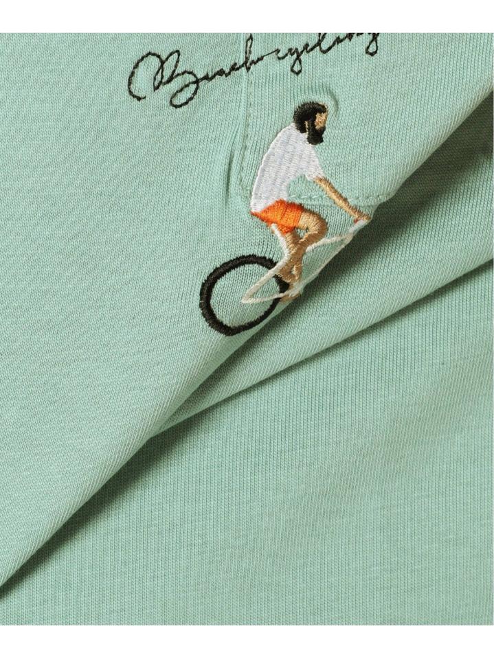 再入荷!<<追加>>【WEB限定】HOLIDAY EMB ビッグシルエット ポケットTシャツ