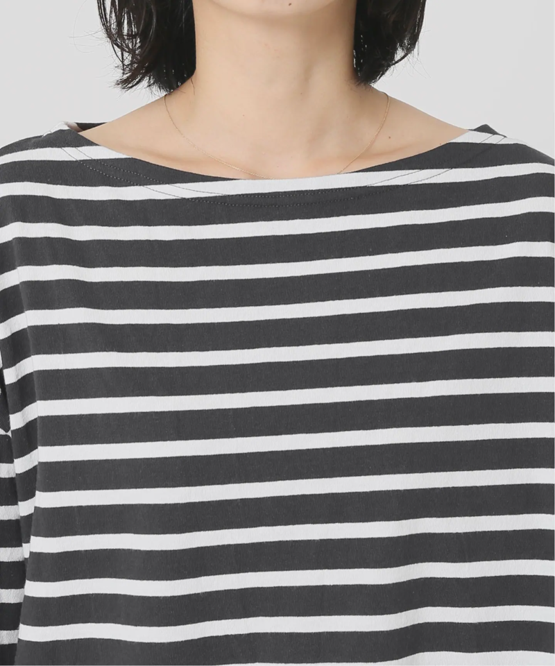 《別注》【Leminor/ルミノア】*RELUME Loose border Tee：ボーダーTEE◆（JOURNAL STANDARD relume）