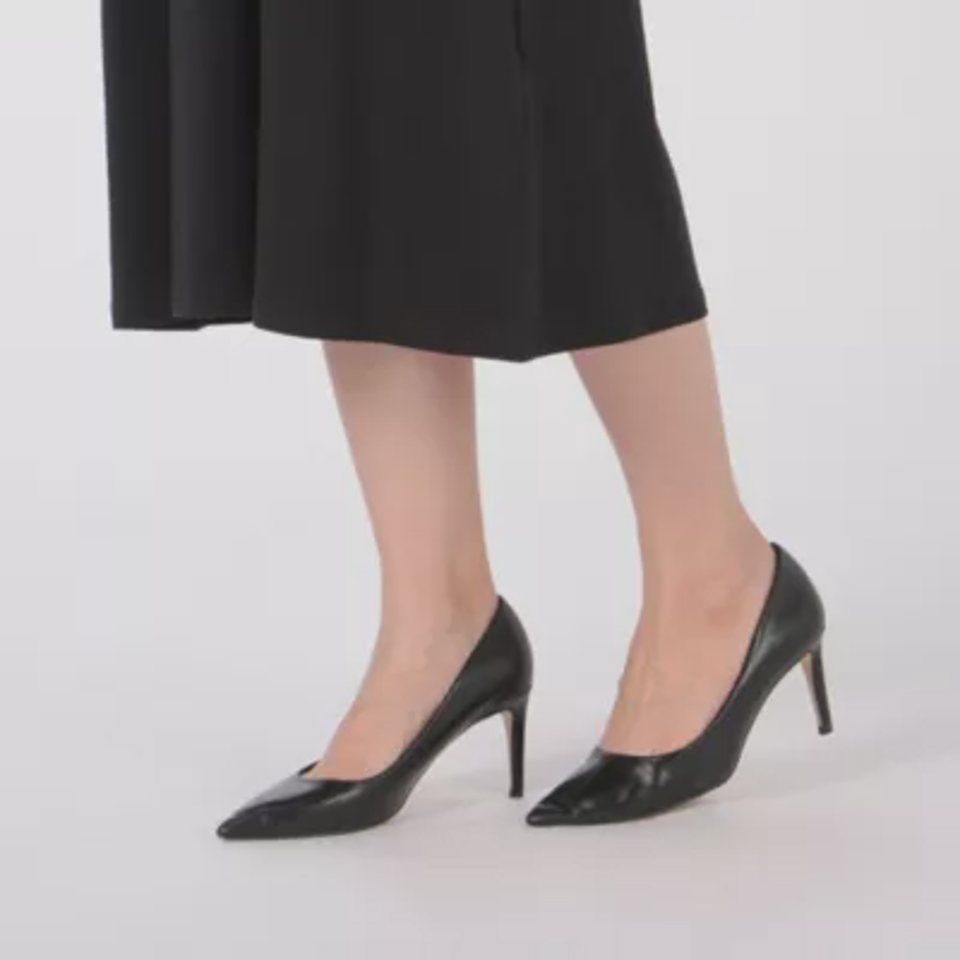 【洗える】カップ付バックドレープワンピース
