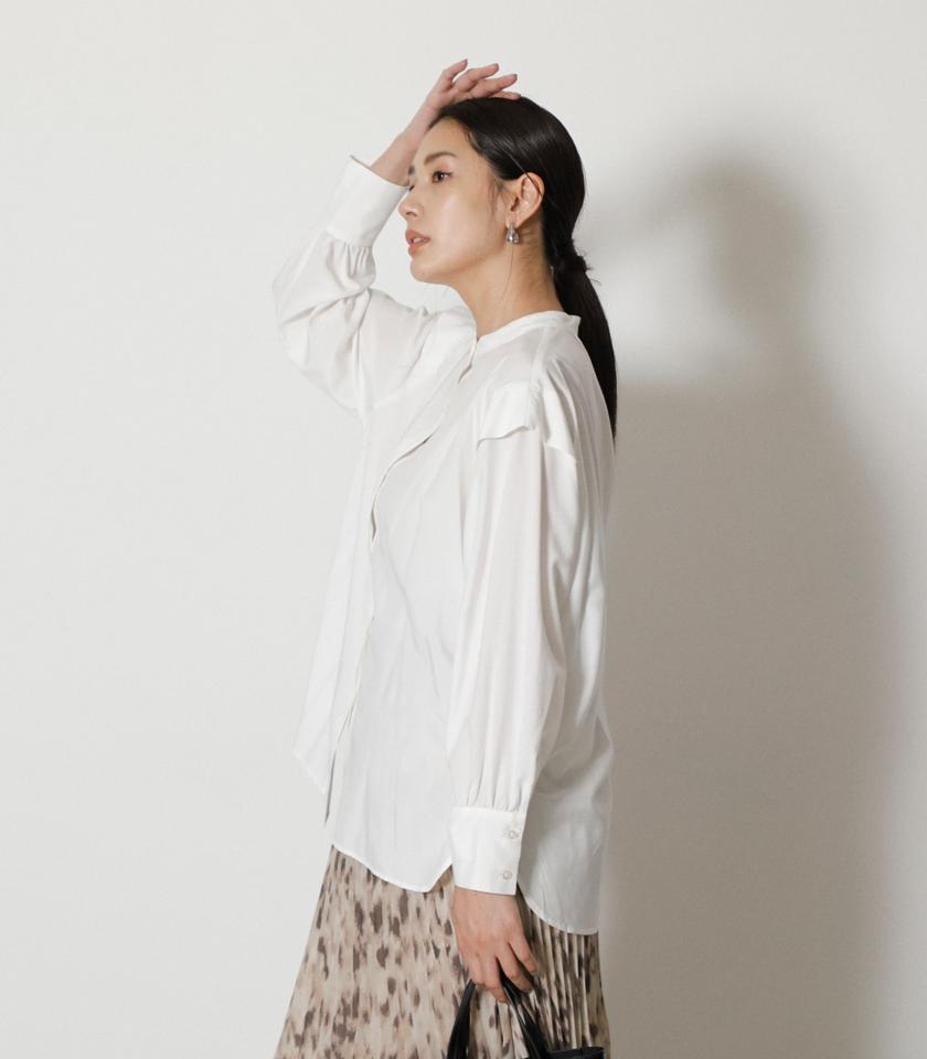 SHOULDER TUCK PUFF BLOUSE/ショルダータックパフブラウス
