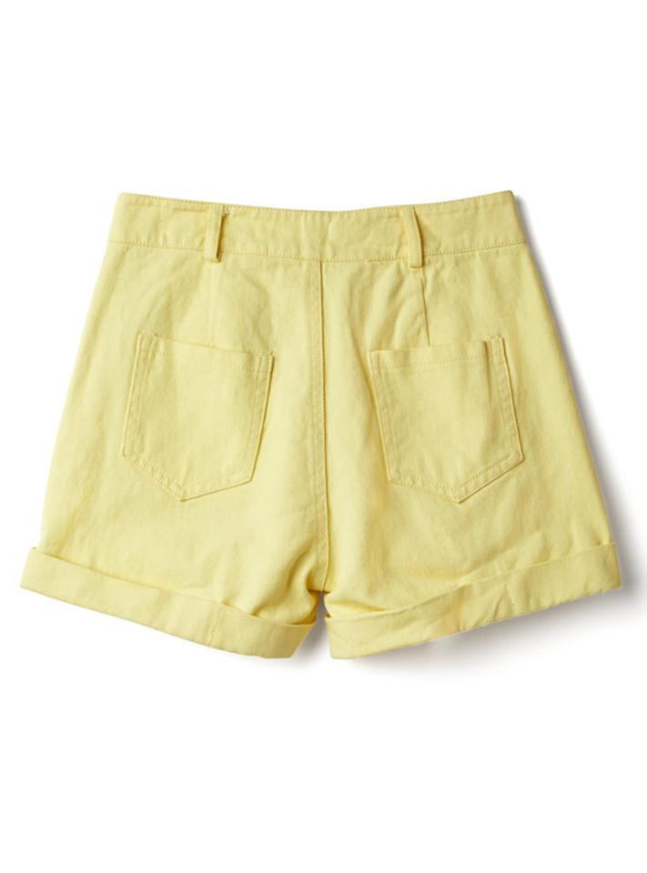 ロールアップツイルショートパンツ