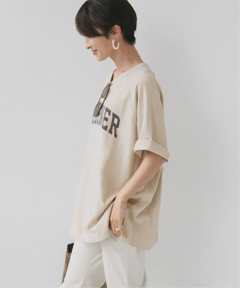 《追加》コットンスラブロゴプリントスウェット◆（JOURNAL STANDARD relume）