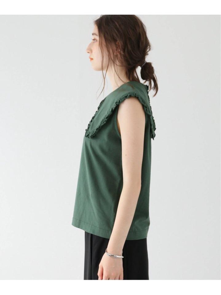 【HOLIDAY/ホリデー】SUPER FINE DRY PURITAN COLLAR BL:カットソー