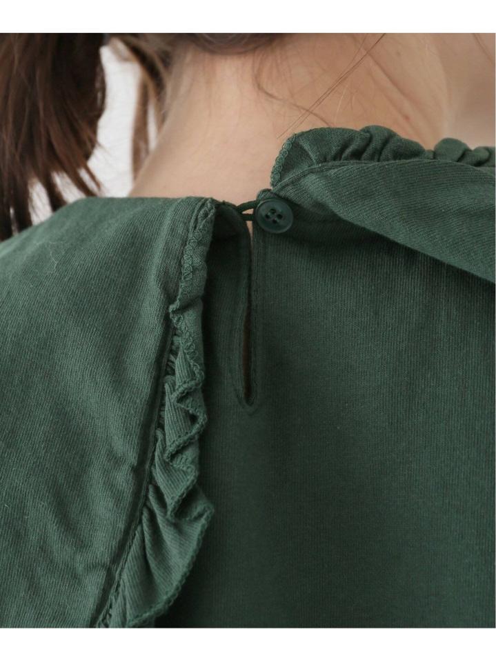 【HOLIDAY/ホリデー】SUPER FINE DRY PURITAN COLLAR BL:カットソー