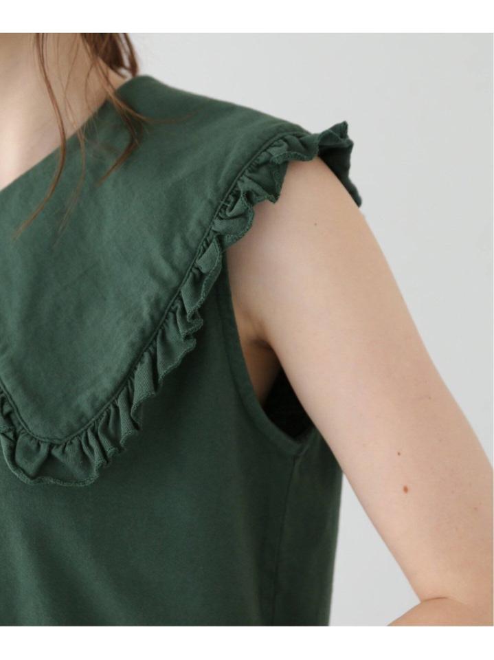 【HOLIDAY/ホリデー】SUPER FINE DRY PURITAN COLLAR BL:カットソー