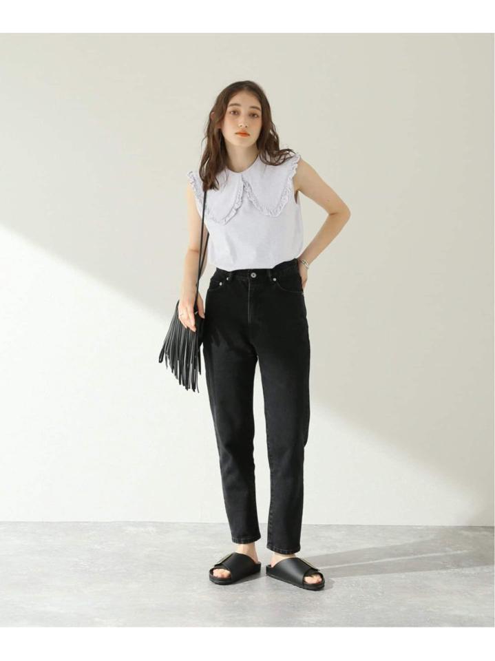 【HOLIDAY/ホリデー】SUPER FINE DRY PURITAN COLLAR BL:カットソー