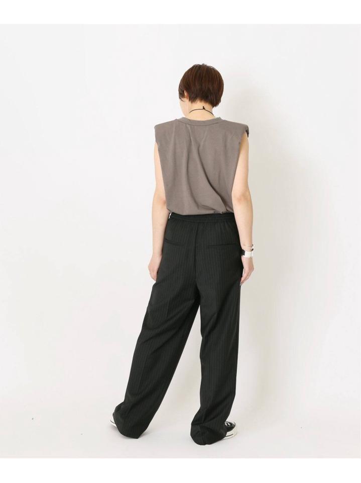 【INSCRIRE /アンスクリア】 WELLNESS Flocky Tee:カットソー◆