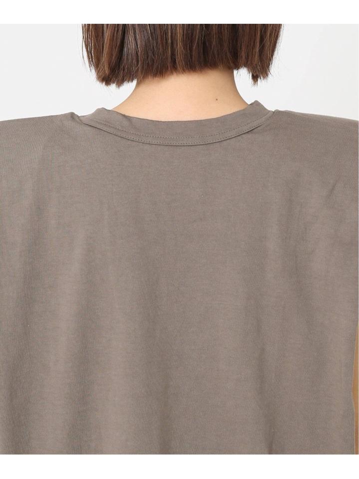 【INSCRIRE /アンスクリア】 WELLNESS Flocky Tee:カットソー◆