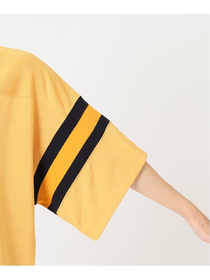 【INSCRIRE /アンスクリア】 Pigment Print Football Tee:カットソー◆（JOURNAL STANDARD L'ESSAGE）