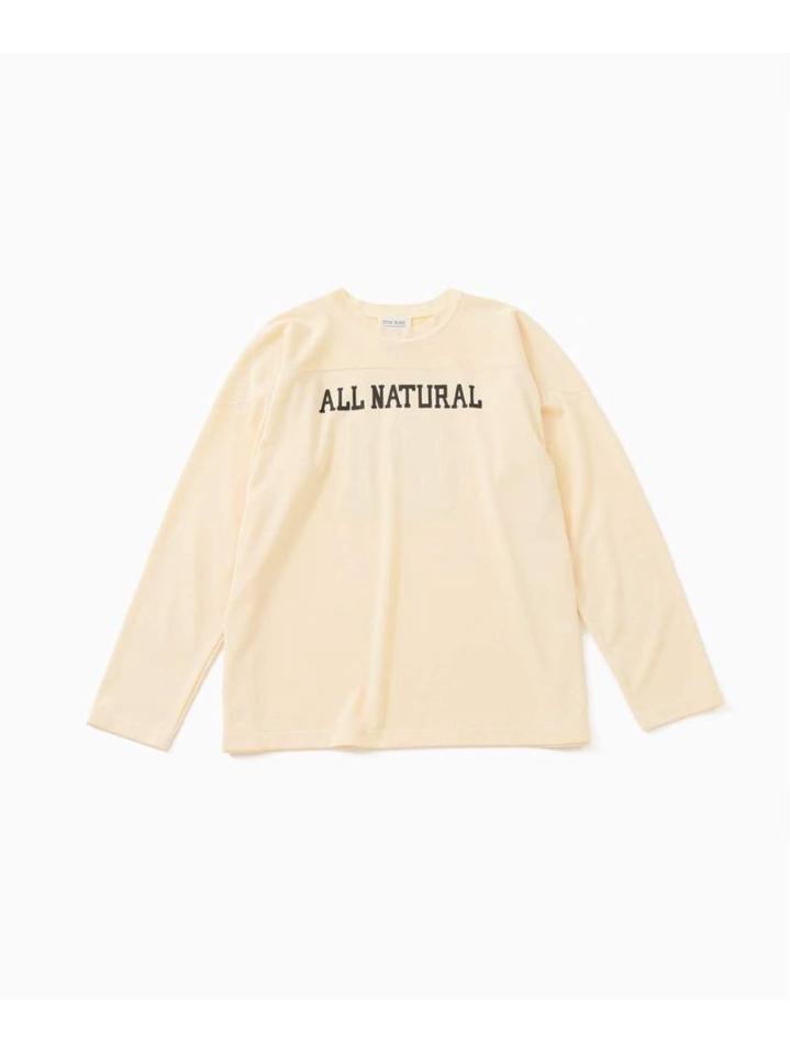 【INSCRIRE /アンスクリア】 Crack Print Football Long Tee:カットソー◆（JOURNAL STANDARD L'ESSAGE）