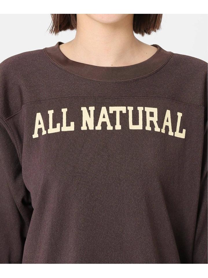 【INSCRIRE /アンスクリア】 Crack Print Football Long Tee:カットソー◆（JOURNAL STANDARD L'ESSAGE）