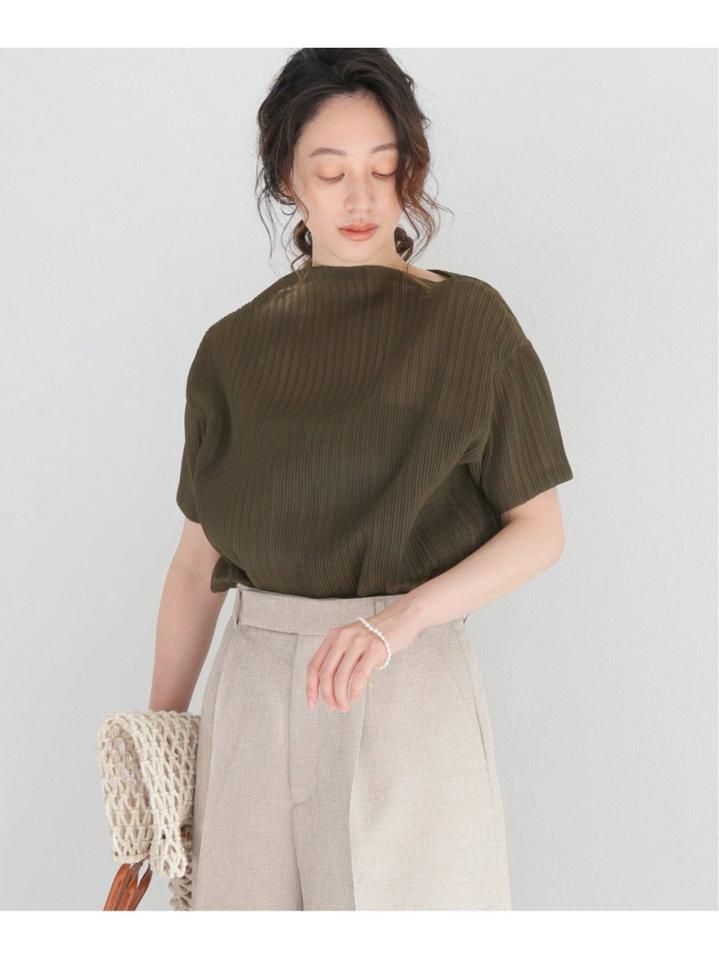 【Cabana/カバナ】Pleats Tops:カットソー（JOURNAL STANDARD L'ESSAGE）