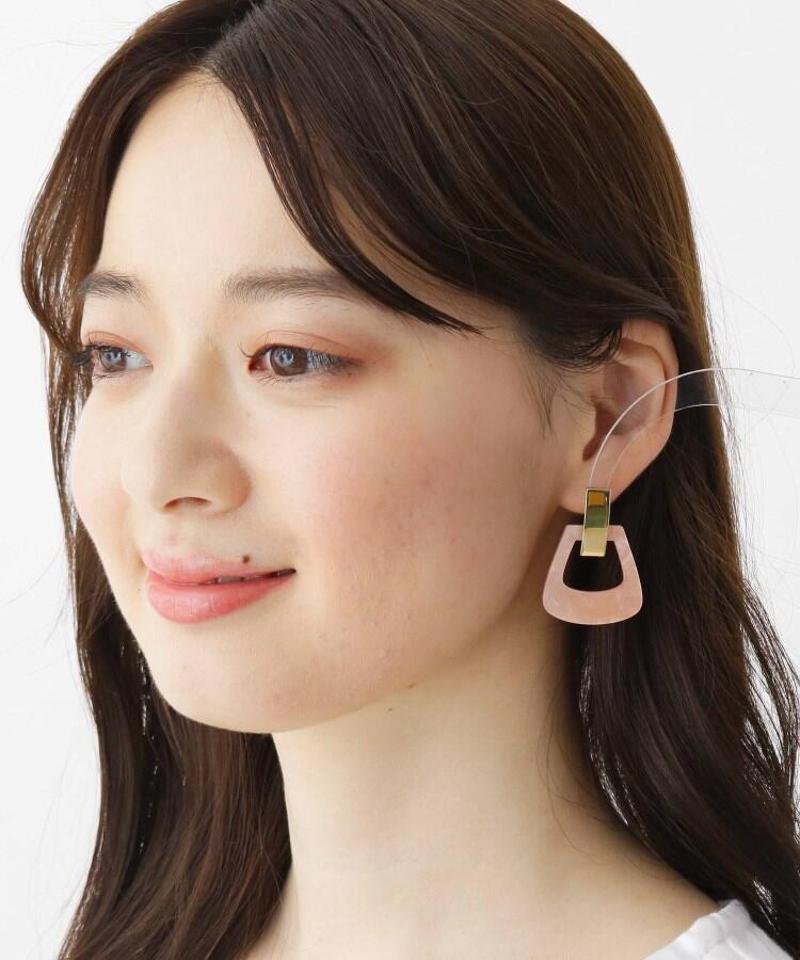 マーブルモチーフピアス