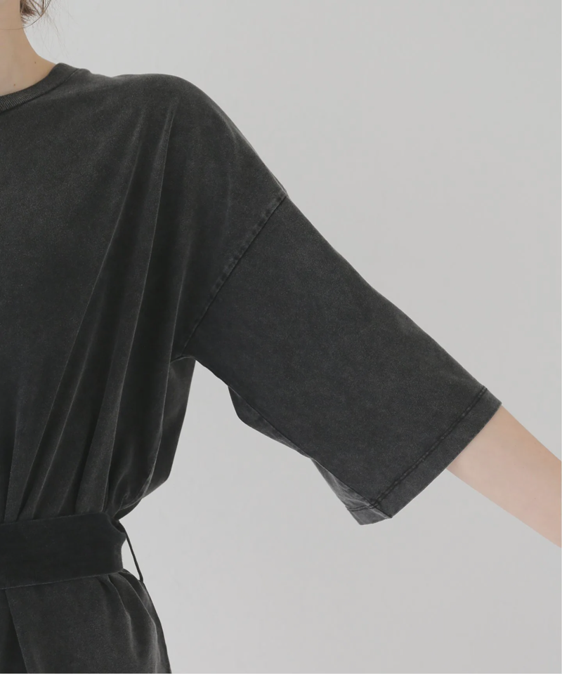 【AME】 elsa thick ctn t-sh with belt：Tシャツ（JOURNAL STANDARD relume）