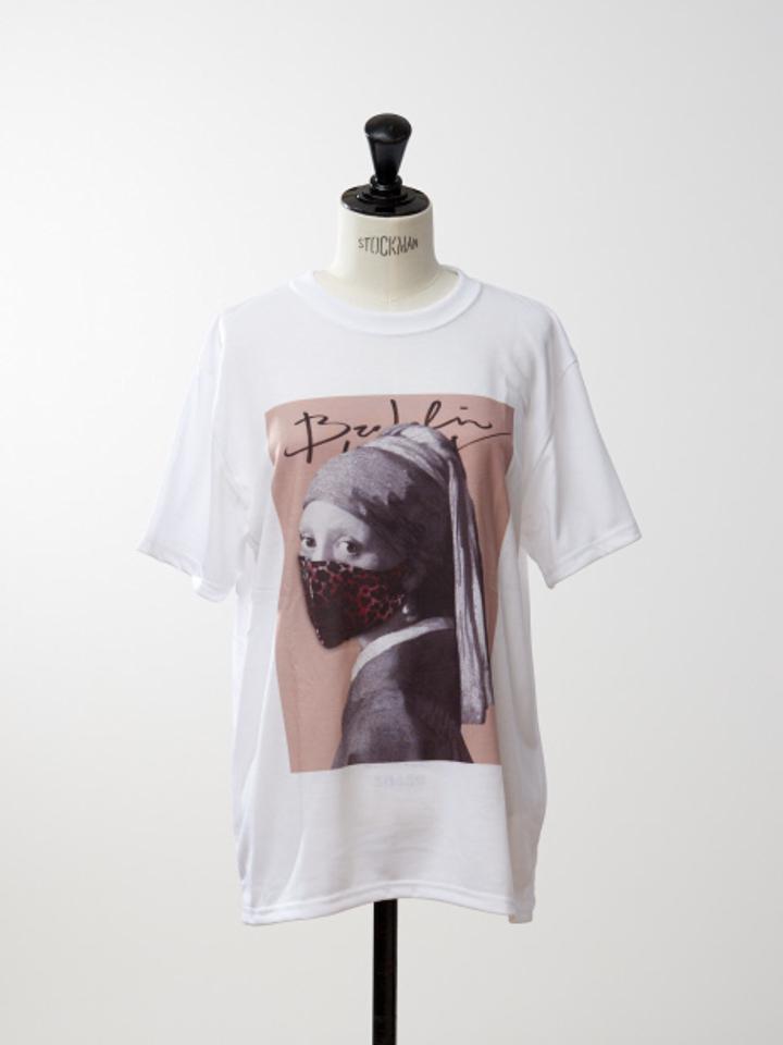 【9-22】フォトプリントTシャツ プール タイムズスクエア ベニス フェルメール ファミリー