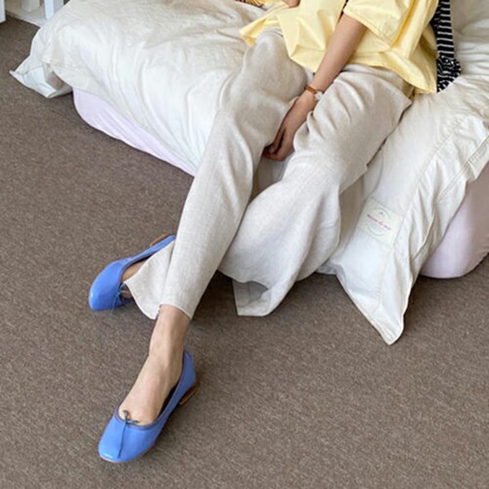 ウエストゴムワイドパンツ・全4色・b64539 レディース 【pt】韓国 ファッション ボトムス パンツ ロング ロングパンツ ゴム ウッド調 カジュアル ストレート スリム 細身 体型カーバー 10分丈 十分丈 ストリング フィット 足長 春 夏 NIJU