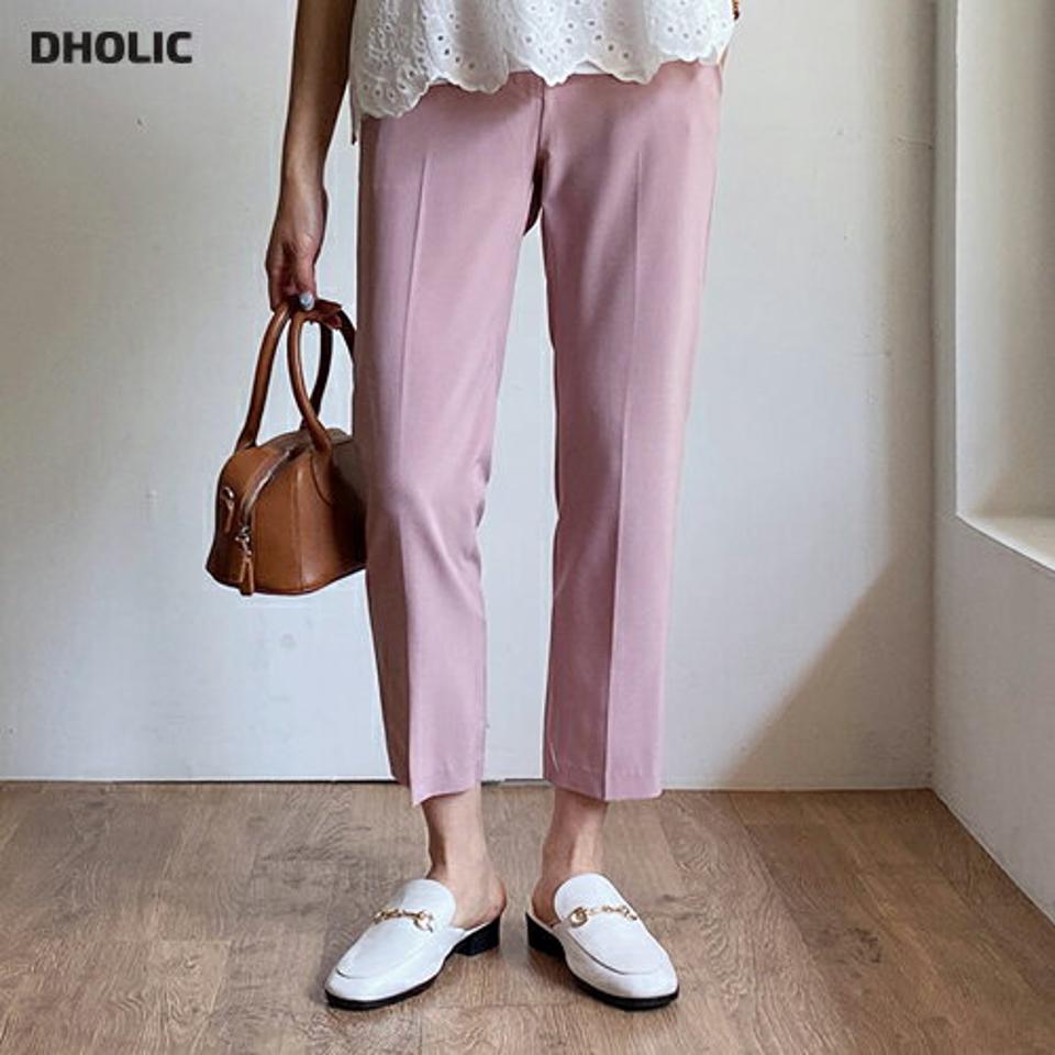 スマートスラックスパンツ・全5色・t64541 レディース 【pt】韓国 ファッション ボトムス パンツ ロング ロングパンツ ベーシック スラックス ストレート オフィス オフィスカジュアル スリム 細身 体型カーバー フィット 足長 春 夏 NIJU