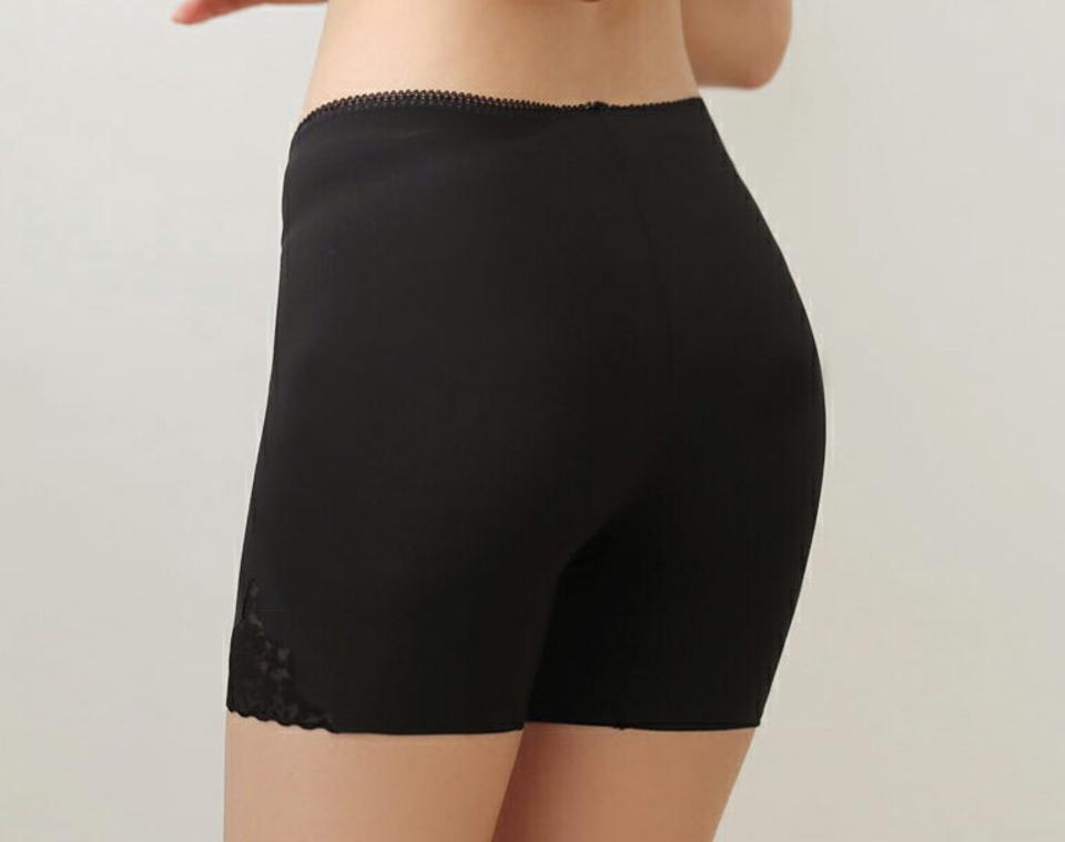 サイドレースインナーパンツ・全2色・d44766 レディース 【uw】韓国 ファッション アンダーウェア ランジェリー 下着 レース タイト インナーショートパンツ インナーパンツ ミニ フィット リブ 夏 春