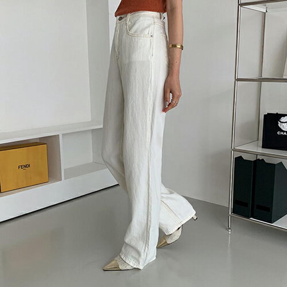 リネンハイウエストパンツ・全1色・t64330 レディース 【pt】韓国 ファッション ボトムス ロング ロングパンツ デイリー リネン ドライ ハイウエスト ストレート 足長 大人 10分丈 体型カーバー 細身 カジュアル ポケット 夏 春