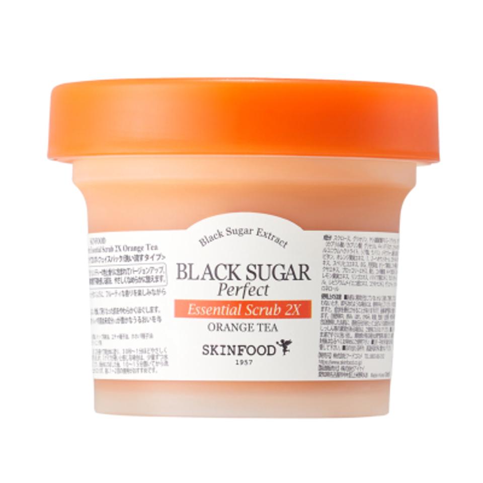 ブラックシュガー パーフェクト エッセンシャルスクラブ2X オレンジティー 210g
