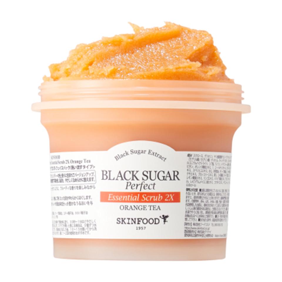 ブラックシュガー パーフェクト エッセンシャルスクラブ2X オレンジティー 210g
