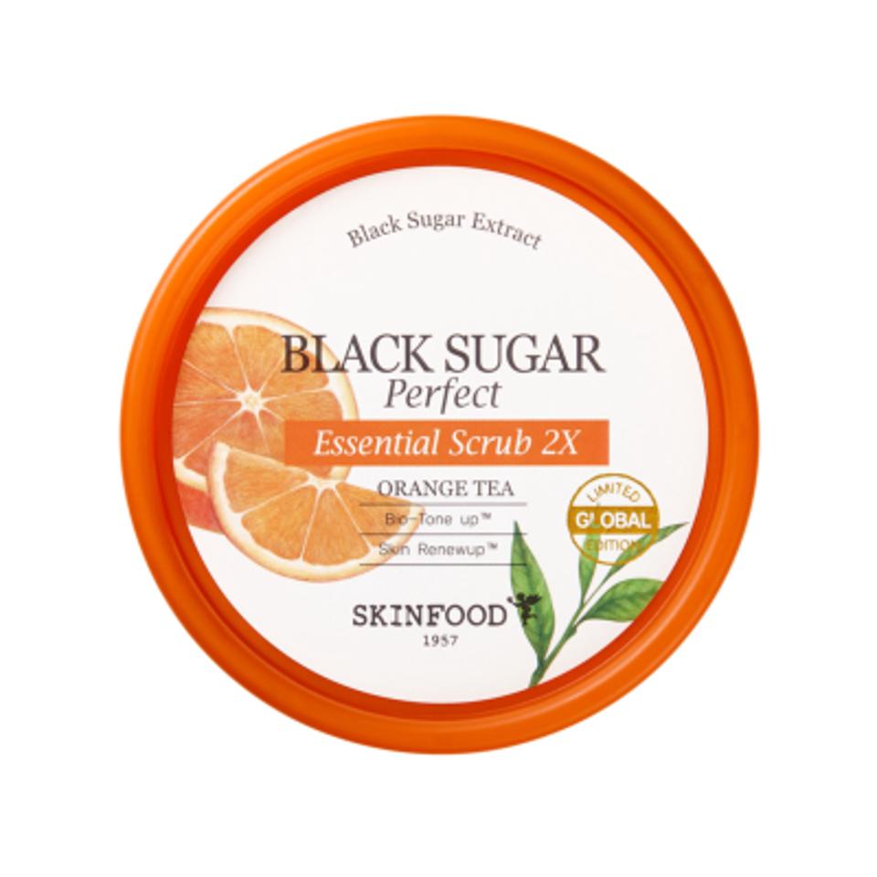 ブラックシュガー パーフェクト エッセンシャルスクラブ2X オレンジティー 210g