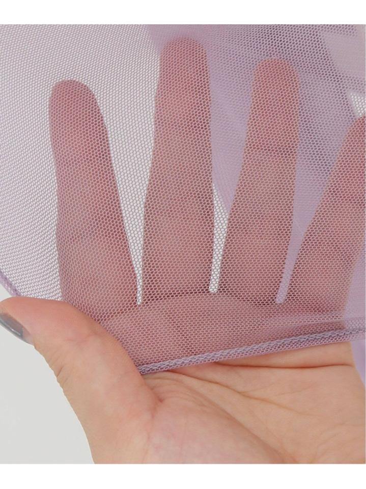 シアーネットクルーネックプルオーバー◆