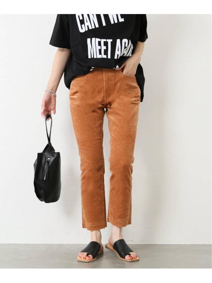 リラックスストレートコールパンツ◆