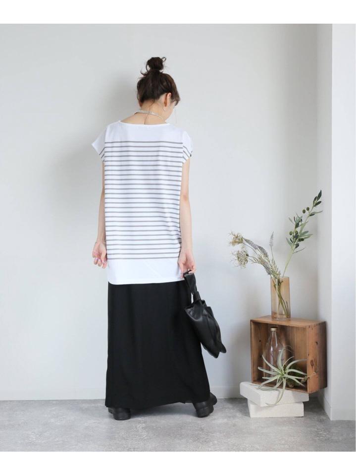 コーマボーダーフレンチTシャツ