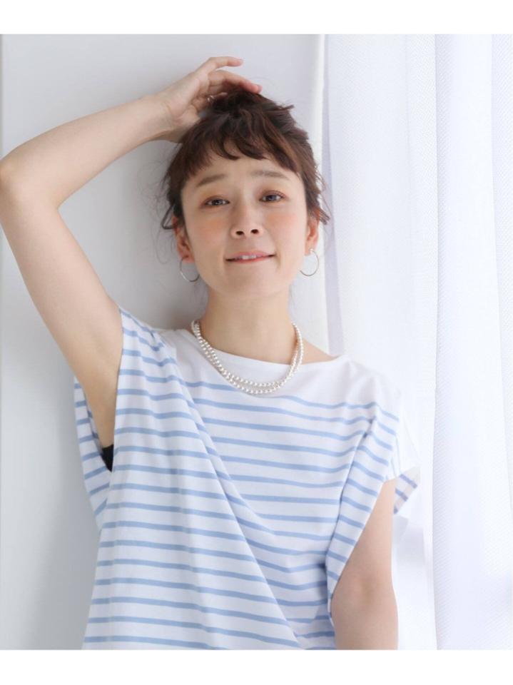 コーマボーダーフレンチTシャツ