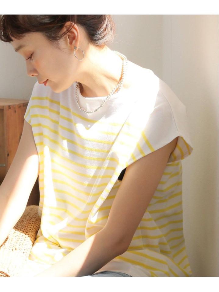 コーマボーダーフレンチTシャツ