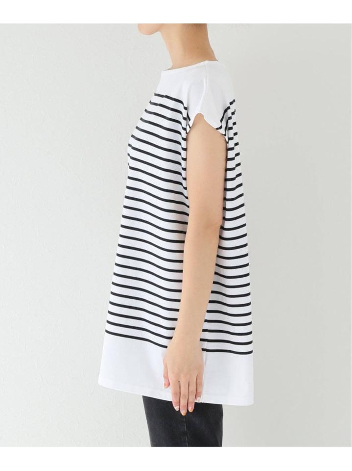 コーマボーダーフレンチTシャツ