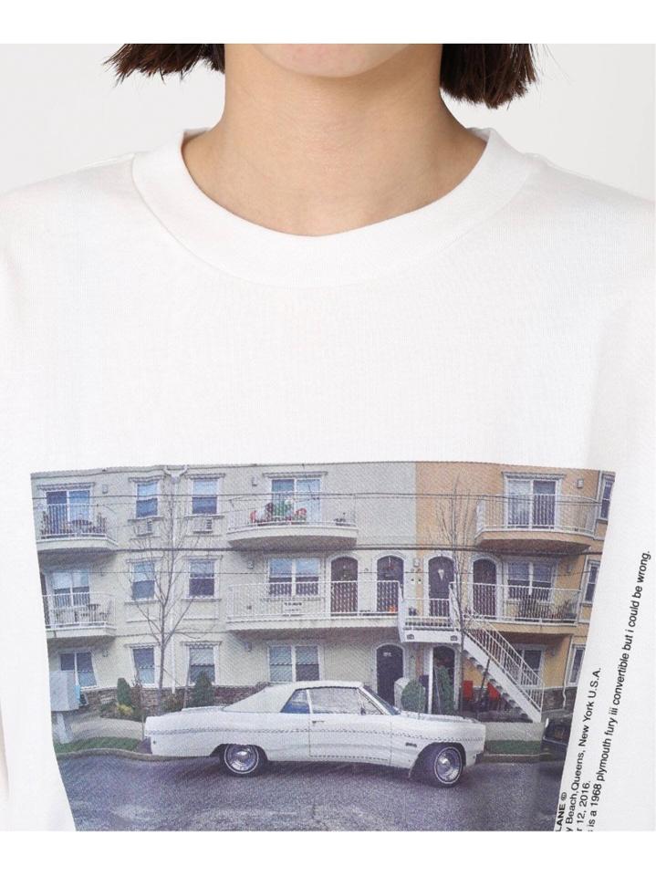 【JANE SMITH】 CADILLAC PLYMOUTH LONG SLEEVE:カットソー◆（JOURNAL STANDARD L'ESSAGE）