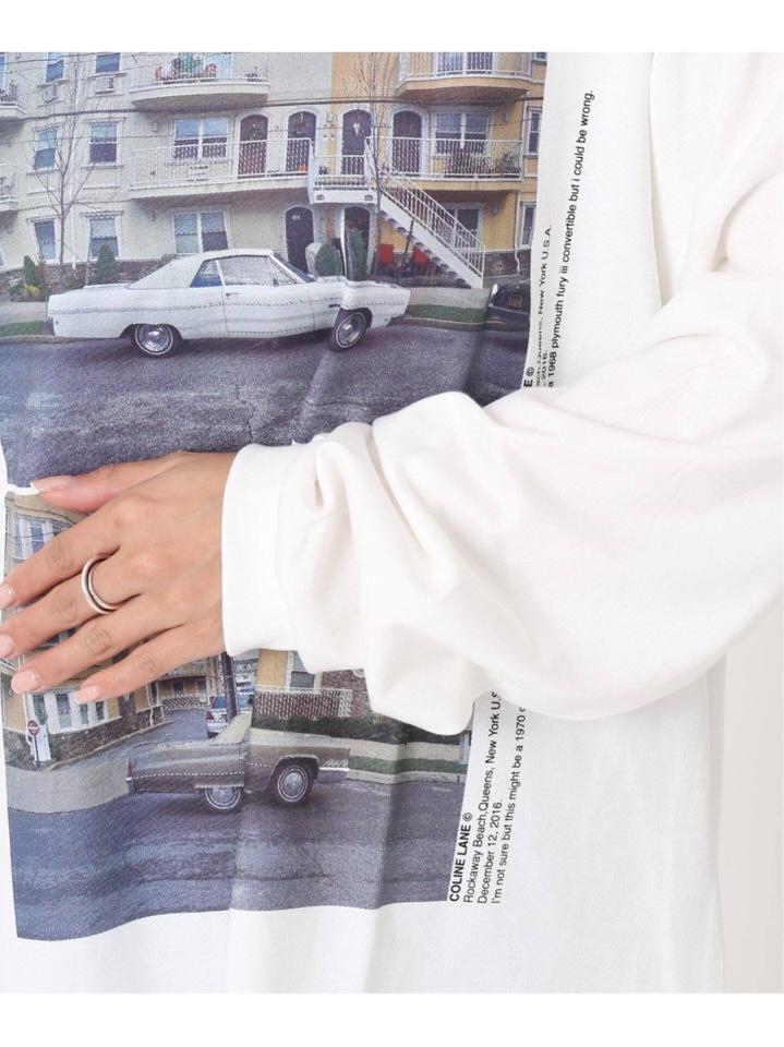 【JANE SMITH】 CADILLAC PLYMOUTH LONG SLEEVE:カットソー◆（JOURNAL STANDARD L'ESSAGE）