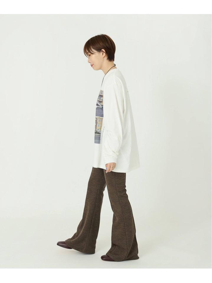 【JANE SMITH】 CADILLAC PLYMOUTH LONG SLEEVE:カットソー◆（JOURNAL STANDARD L'ESSAGE）