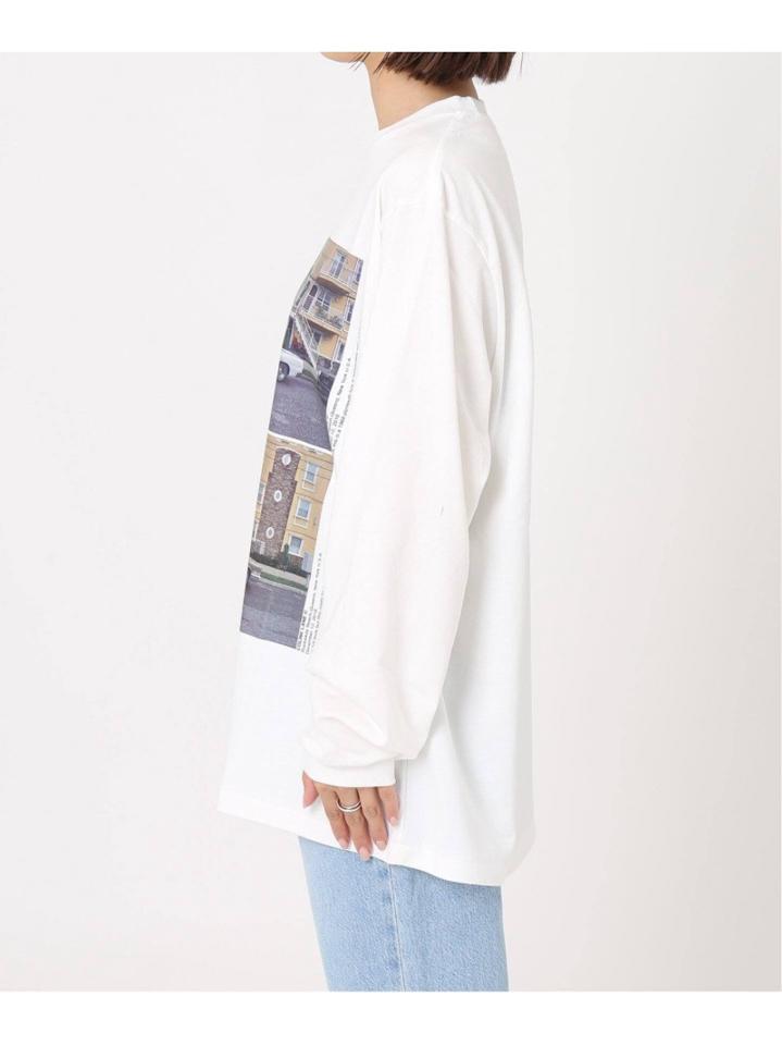 【JANE SMITH】 CADILLAC PLYMOUTH LONG SLEEVE:カットソー◆（JOURNAL STANDARD L'ESSAGE）