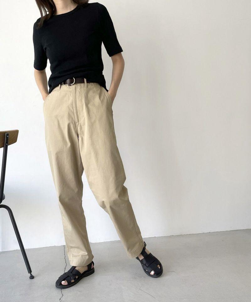 RED CHOP WORKS(レッドチョップワークス)ランダムテレコ5分袖Tシャツ