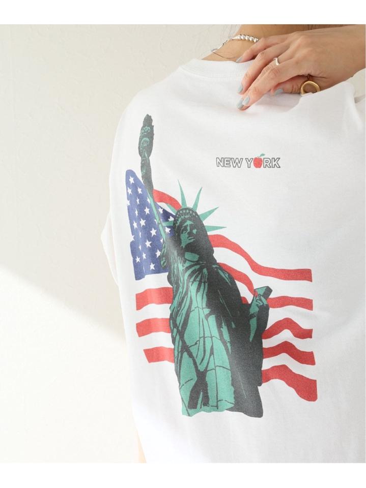 【JACKSON MATISSE / ジャクソン マティス】 Statue of Liberty Pocke:Tシャツ