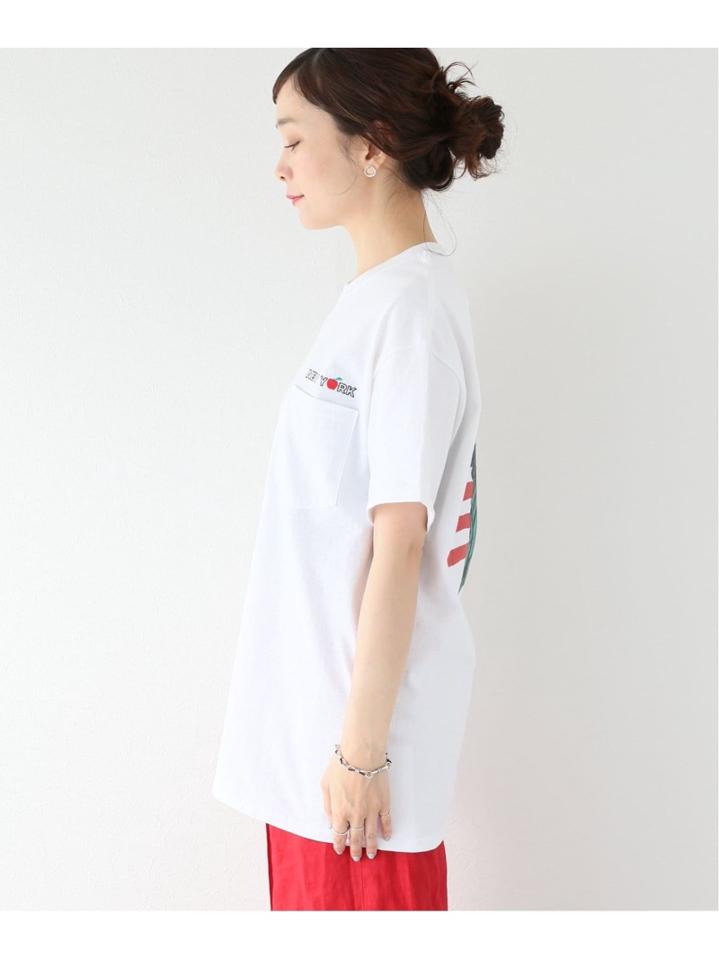 【JACKSON MATISSE / ジャクソン マティス】 Statue of Liberty Pocke:Tシャツ