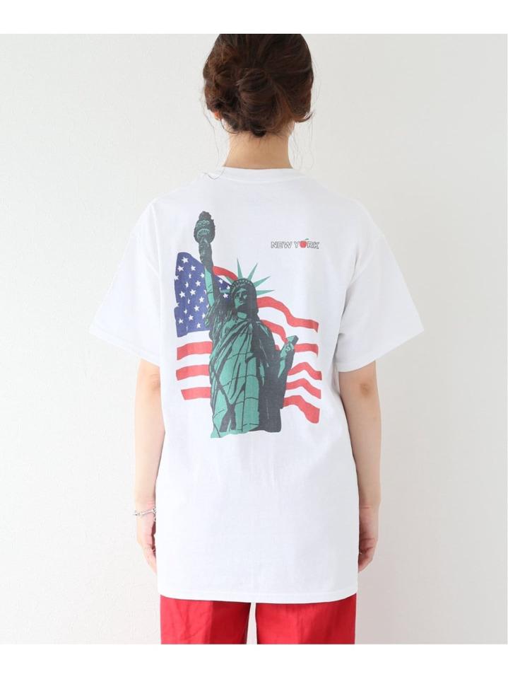 【JACKSON MATISSE / ジャクソン マティス】 Statue of Liberty Pocke:Tシャツ