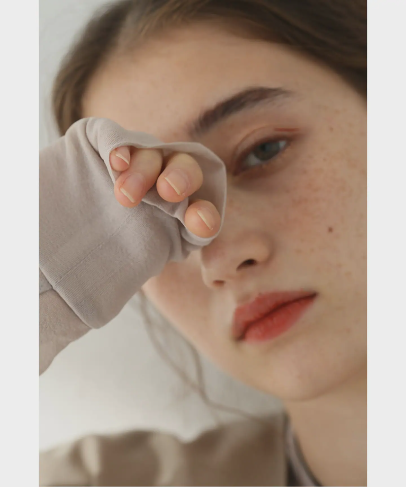 【CLANE/クラネ】SOLID SLEEVE SHEER ：ロングスリーブトップス（JOURNAL STANDARD）