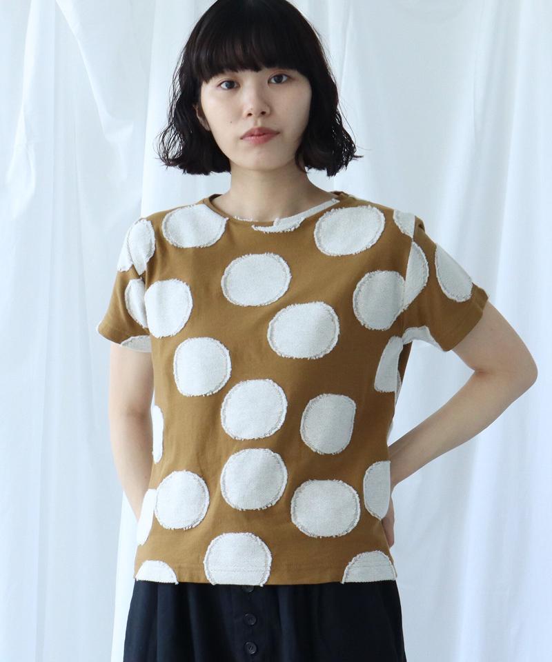 BIG DOT ジャガード　Ｔシャツ（Lene non finito）