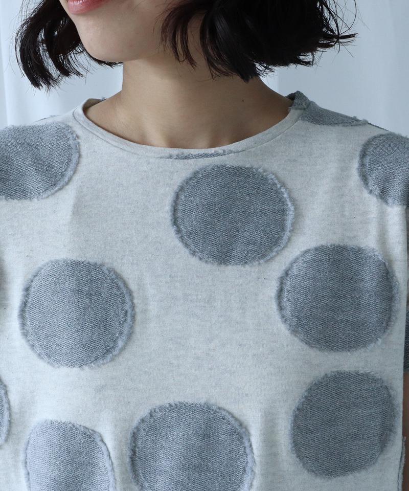 BIG DOT ジャガード　Ｔシャツ（Lene non finito）