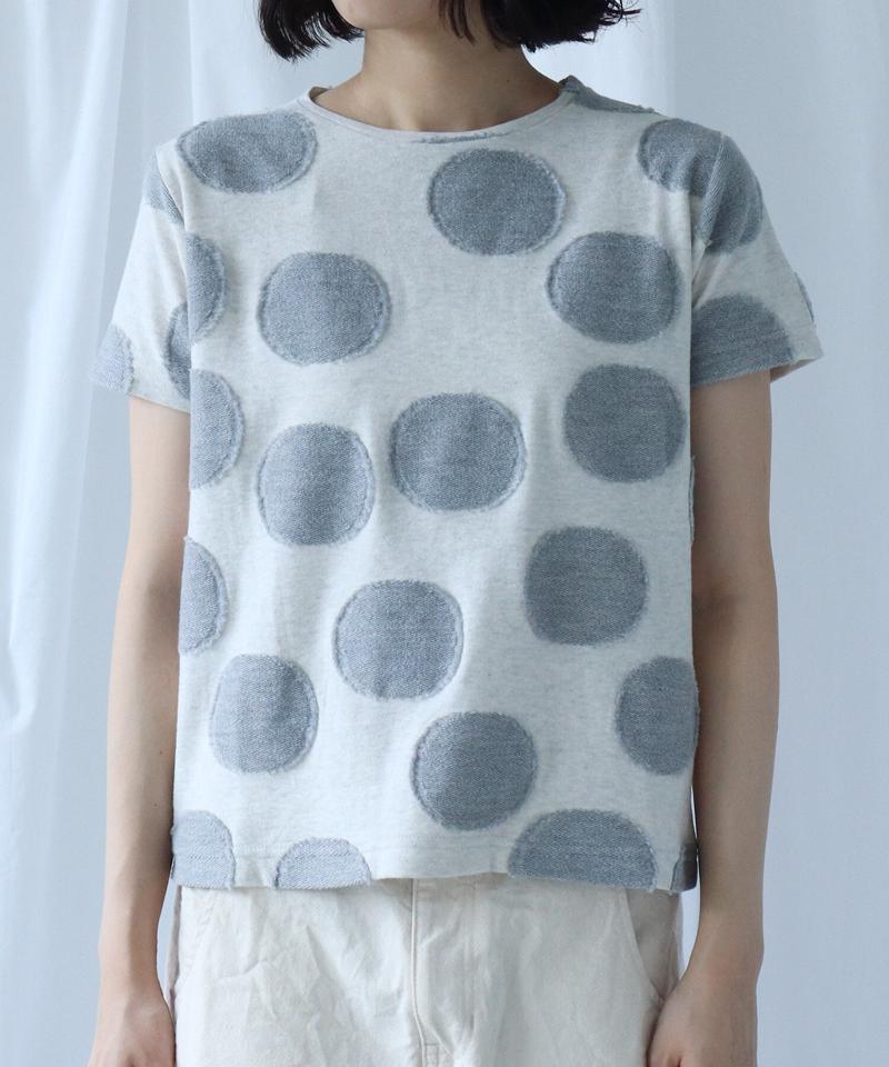 BIG DOT ジャガード　Ｔシャツ（Lene non finito）