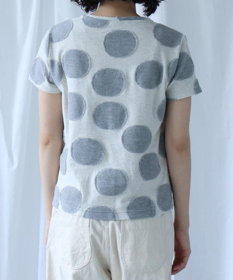BIG DOT ジャガード　Ｔシャツ（Lene non finito）