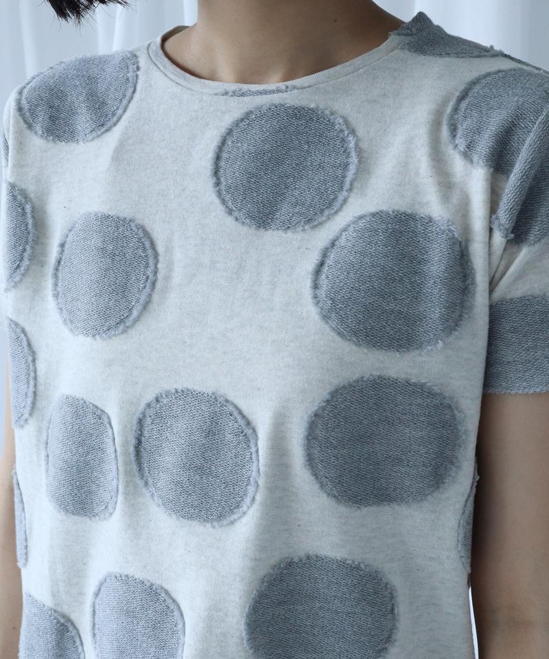 BIG DOT ジャガード　Ｔシャツ（Lene non finito）
